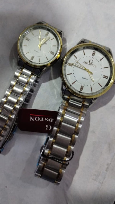 Stainless Steel (couple Watch) | Goldston | Quartz | New Luxury Design